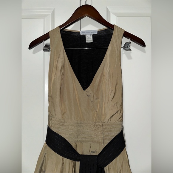 Dennis Merotto Lightweight Sleeveless Tie Midi Dress Size 6 - Picture 2 of 4